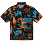 detroit-lions-hawaiian-shirt-personalized-scenic-collage-black-green-best-selling
