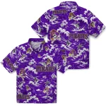 east-carolina-pirates-hawaiian-shirt-custom-wave-florals-purple-best-selling