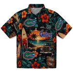 Florida Gators Hawaiian Shirt - Customized Scenic Collage Black Green 1 florida-gators-hawaiian-shirt-customized-scenic-collage-black-green-best-selling