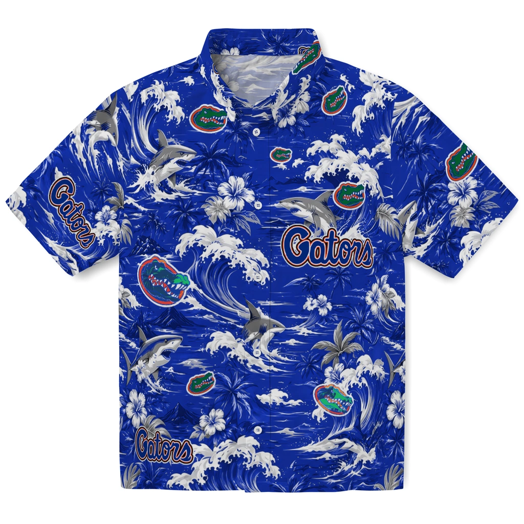 florida-gators-hawaiian-shirt-personalized-wave-florals-blue-best-selling florida gators hawaiian shirt personalized wave florals blue best selling