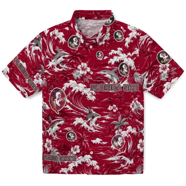 florida-state-seminoles-hawaiian-shirt-custom-wave-florals-garnet-best-selling florida state seminoles hawaiian shirt custom wave florals garnet best selling