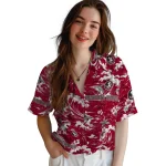 florida-state-seminoles-hawaiian-shirt-custom-wave-florals-garnet-best-selling