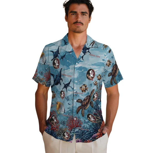 florida-state-seminoles-hawaiian-shirt-personalized-coral-reef-aqua-fashion-forward