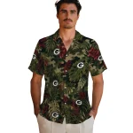 green-bay-packers-hawaiian-shirt-customized-foliage-camo-dark-olive-green-best-selling