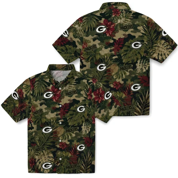 green-bay-packers-hawaiian-shirt-customized-foliage-camo-dark-olive-green-high-quality