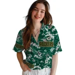 green-bay-packers-hawaiian-shirt-customized-wave-florals-green-best-selling