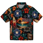 Houston Astros Hawaiian Shirt - Personalized Scenic Collage Black Green 1 houston-astros-hawaiian-shirt-personalized-scenic-collage-black-green-best-selling