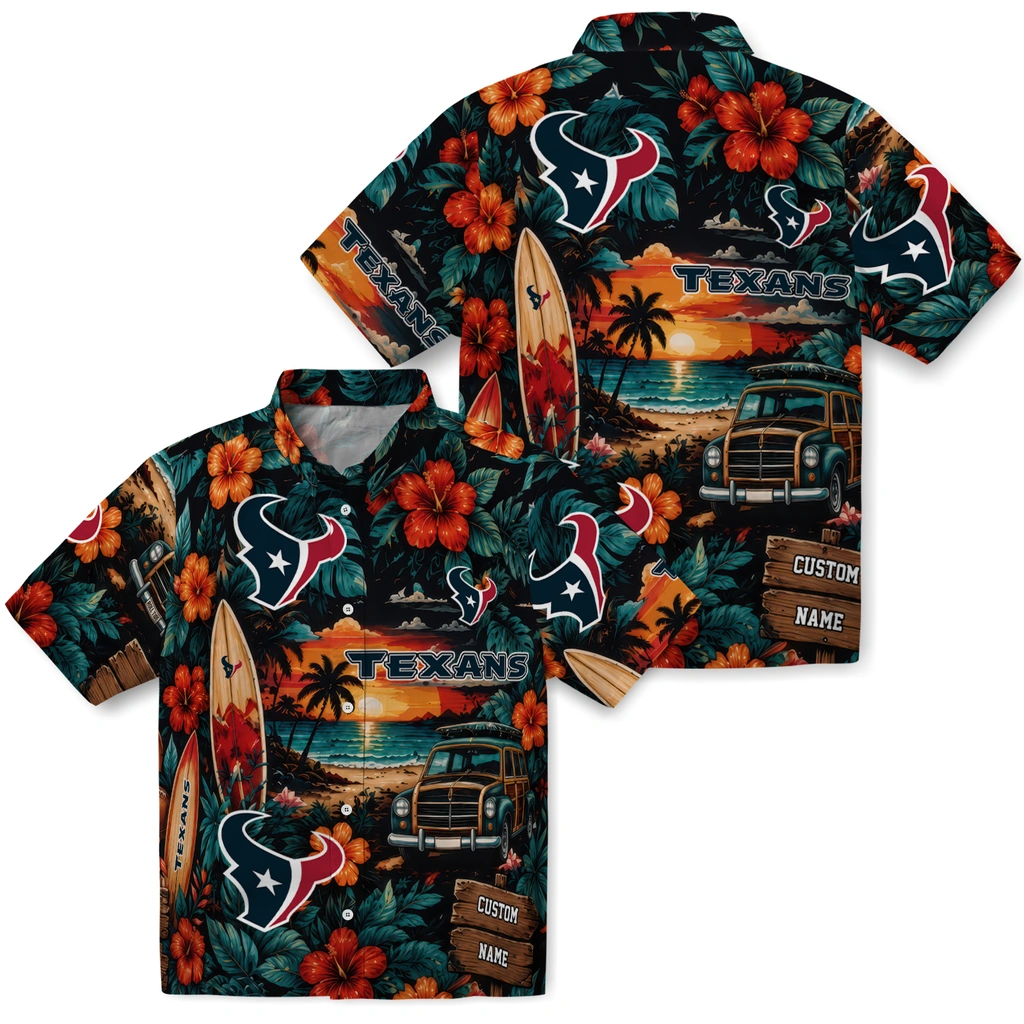 houston-texans-hawaiian-shirt-customized-scenic-collage-black-green-high-quality