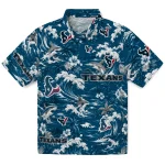 Houston Texans Hawaiian Shirt - Personalized Wave Florals Blue 1 houston-texans-hawaiian-shirt-personalized-wave-florals-blue-best-selling