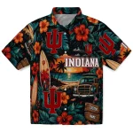 indiana-hoosiers-hawaiian-shirt-custom-scenic-collage-black-green-best-selling