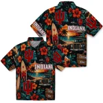 indiana-hoosiers-hawaiian-shirt-custom-scenic-collage-black-green-best-selling