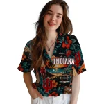 indiana-hoosiers-hawaiian-shirt-custom-scenic-collage-black-green-best-selling