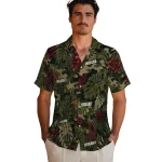 indiana-hoosiers-hawaiian-shirt-customized-foliage-camo-dark-olive-green-best-selling