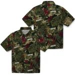 indiana-hoosiers-hawaiian-shirt-customized-foliage-camo-dark-olive-green-best-selling
