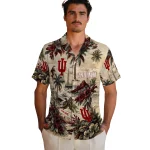 indiana-hoosiers-hawaiian-shirt-personalized-island-voyage-red-beige-best-selling