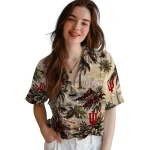 indiana-hoosiers-hawaiian-shirt-personalized-island-voyage-red-beige-best-selling