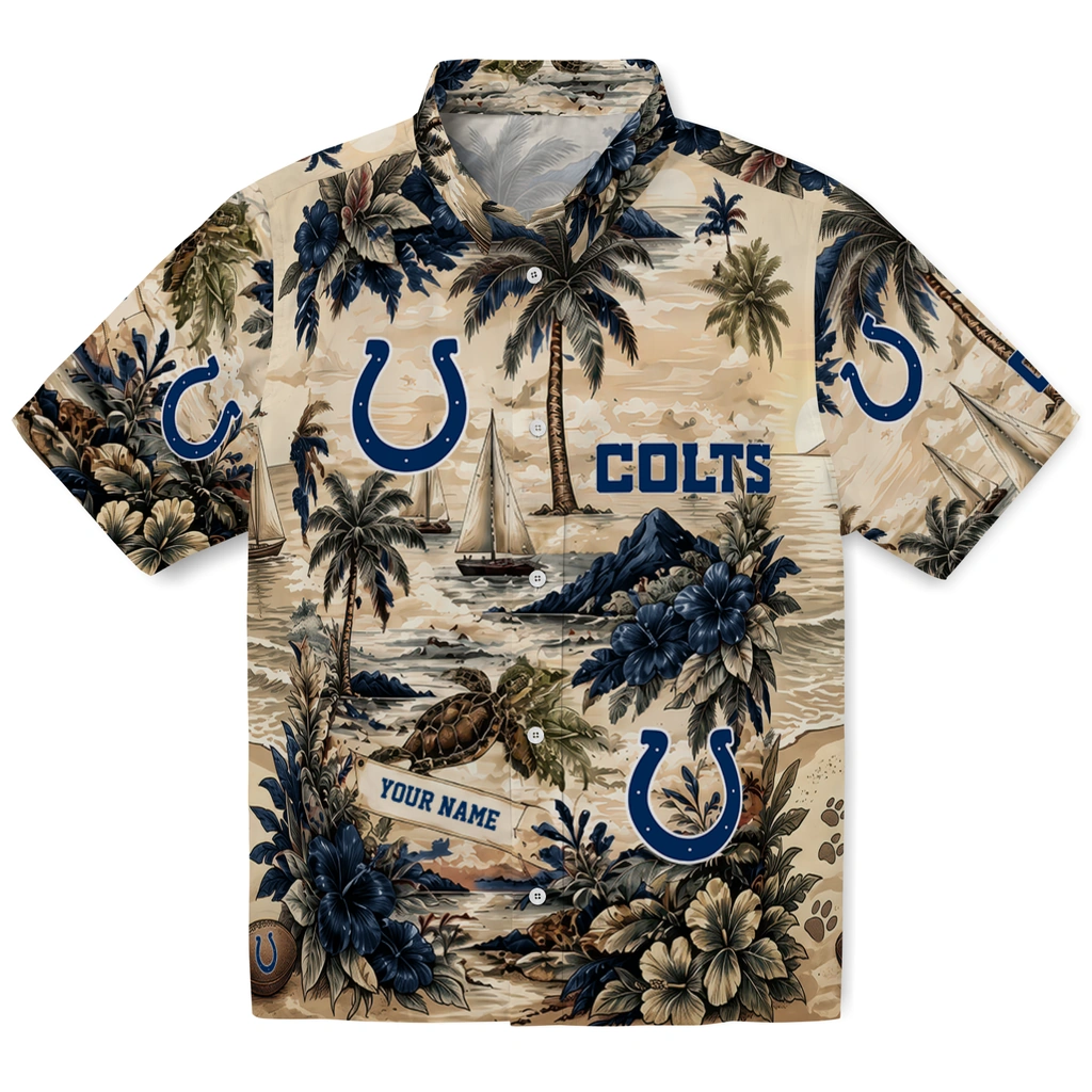 indianapolis-colts-hawaiian-shirt-customized-island-voyage-blue-beige-best-selling indianapolis colts hawaiian shirt customized island voyage blue beige best selling