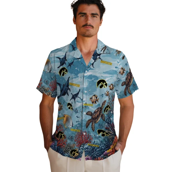 iowa-hawkeyes-hawaiian-shirt-personalized-coral-reef-aqua-fashion-forward