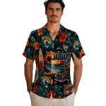 jacksonville-jaguars-hawaiian-shirt-custom-scenic-collage-black-green-best-selling