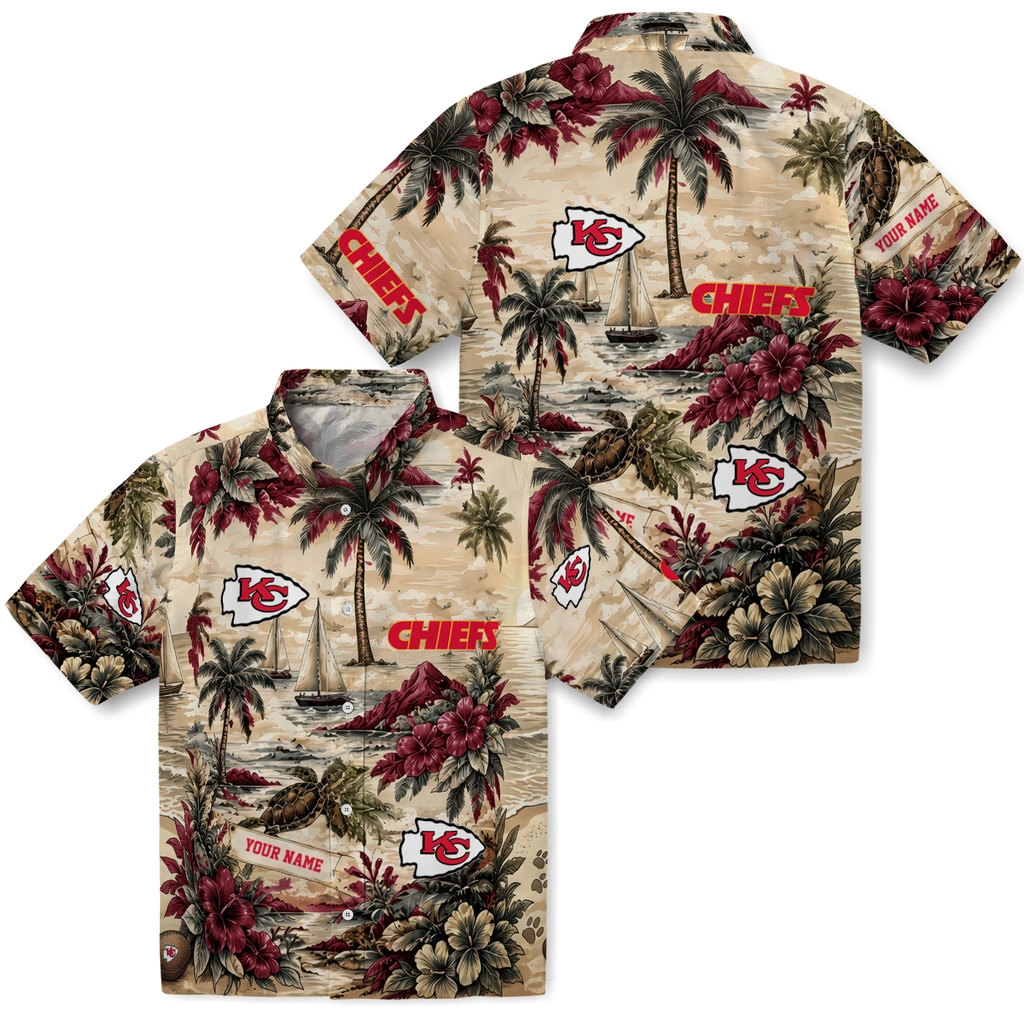 kansas-city-chiefs-hawaiian-shirt-custom-island-voyage-red-beige-high-quality
