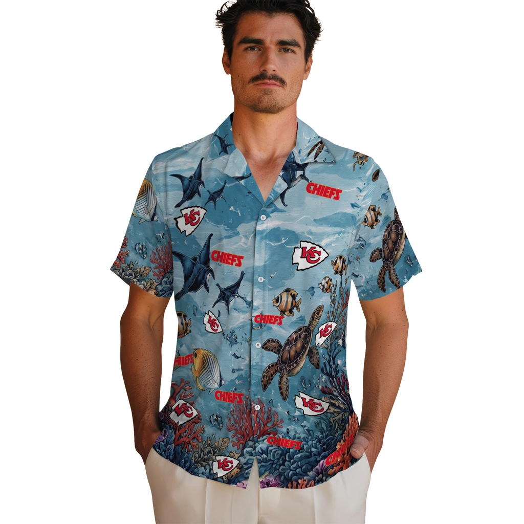 kansas-city-chiefs-hawaiian-shirt-customized-coral-reef-aqua-fashion-forward