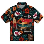 Kansas City Chiefs Hawaiian Shirt - Customized Scenic Collage Black Green 1 kansas-city-chiefs-hawaiian-shirt-customized-scenic-collage-black-green-best-selling