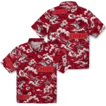 kansas-city-chiefs-hawaiian-shirt-personalized-wave-florals-red-best-selling
