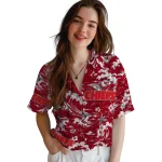 kansas-city-chiefs-hawaiian-shirt-personalized-wave-florals-red-best-selling