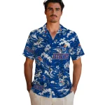 kansas-jayhawks-hawaiian-shirt-customized-wave-florals-blue-best-selling