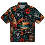 Las Vegas Raiders Hawaiian Shirt - Personalized Scenic Collage Black Green 1 las-vegas-raiders-hawaiian-shirt-personalized-scenic-collage-black-green-best-selling
