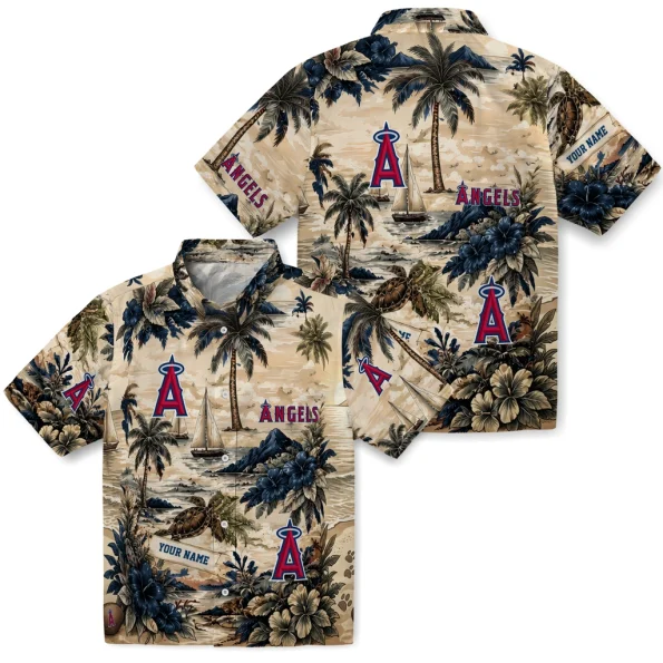 los-angeles-angels-hawaiian-shirt-custom-island-voyage-blue-beige-high-quality