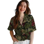 los-angeles-chargers-hawaiian-shirt-customized-foliage-camo-dark-olive-green-best-selling