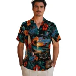 los-angeles-dodgers-hawaiian-shirt-personalized-scenic-collage-black-green-best-selling