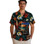 los-angeles-rams-hawaiian-shirt-customized-scenic-collage-black-green-best-selling