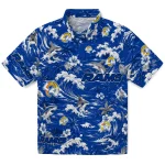 los-angeles-rams-hawaiian-shirt-personalized-wave-florals-blue-best-selling
