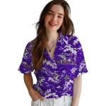 lsu-tigers-hawaiian-shirt-customized-wave-florals-purple-best-selling