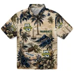 marquette-golden-eagles-hawaiian-shirt-personalized-island-voyage-blue-beige-best-selling