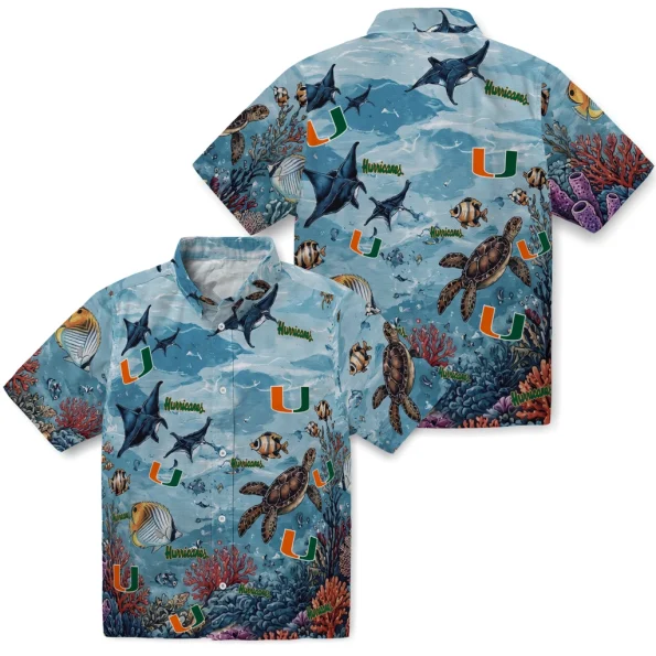 miami-hurricanes-hawaiian-shirt-personalized-coral-reef-aqua-high-quality