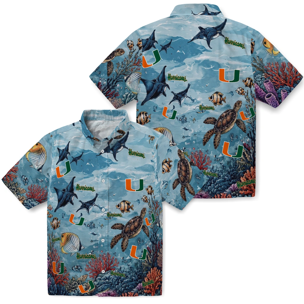 miami-hurricanes-hawaiian-shirt-personalized-coral-reef-aqua-high-quality