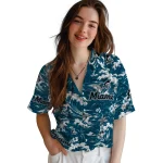 miami-marlins-hawaiian-shirt-customized-wave-florals-blue-best-selling