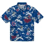 Minnesota Twins Hawaiian Shirt - Custom Wave Florals Navy 1 minnesota-twins-hawaiian-shirt-custom-wave-florals-navy-best-selling