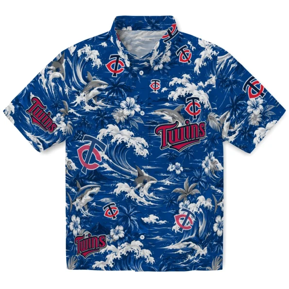minnesota-twins-hawaiian-shirt-custom-wave-florals-navy-best-selling minnesota twins hawaiian shirt custom wave florals navy best selling