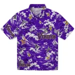 Minnesota Vikings Hawaiian Shirt - Customized Wave Florals Purple 1 minnesota-vikings-hawaiian-shirt-customized-wave-florals-purple-best-selling