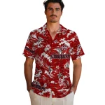 mississippi-state-bulldogs-hawaiian-shirt-custom-wave-florals-maroon-best-selling
