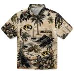 Missouri Tigers Hawaiian Shirt - Personalized Island Voyage Black Beige 1 missouri-tigers-hawaiian-shirt-personalized-island-voyage-black-beige-best-selling
