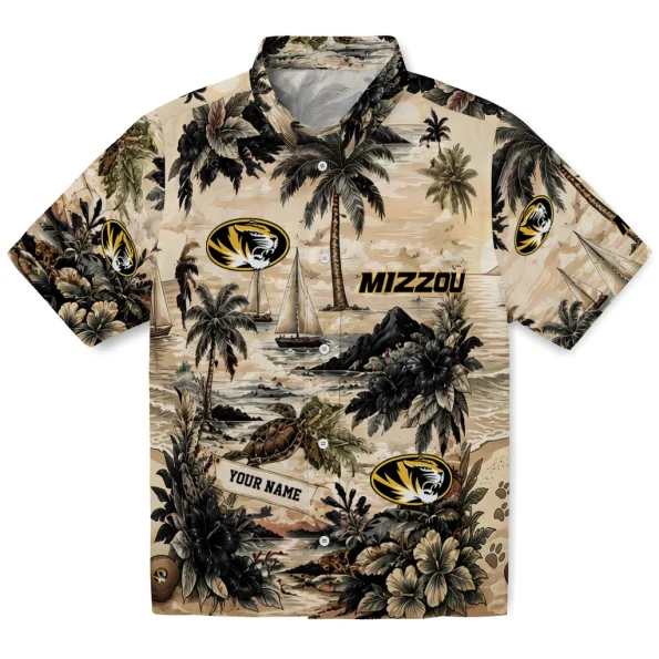 missouri-tigers-hawaiian-shirt-personalized-island-voyage-black-beige-best-selling missouri tigers hawaiian shirt personalized island voyage black beige best selling