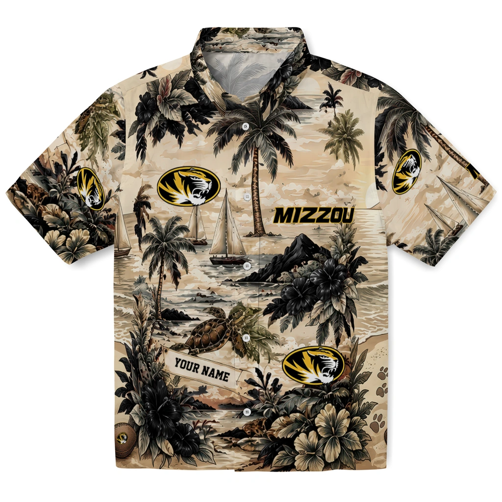 missouri-tigers-hawaiian-shirt-personalized-island-voyage-black-beige-best-selling missouri tigers hawaiian shirt personalized island voyage black beige best selling
