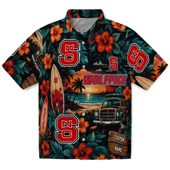 nc-state-wolfpack-hawaiian-shirt-custom-scenic-collage-black-green-best-selling nc state wolfpack hawaiian shirt custom scenic collage black green best selling
