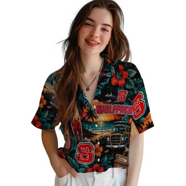 nc-state-wolfpack-hawaiian-shirt-custom-scenic-collage-black-green-latest-model