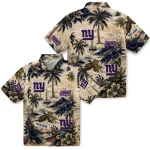 new-york-giants-hawaiian-shirt-personalized-island-voyage-blue-beige-best-selling